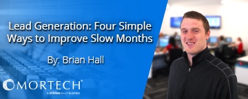 Four easy ways to improve loan origination, by Brian Hall.