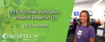 FHFA shows refinance volume is down